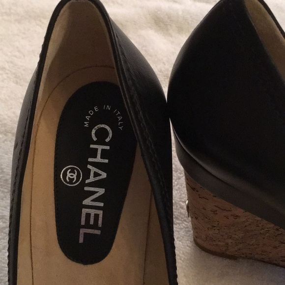 Chanel Camellia wedges, size 41 - Picture 6 of 7